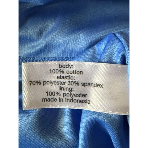 LANE BRYANT REGATTA BLUE SLEEVELESS V-NECK BUTTON FRONT MAXI DRESS SZ 22 - Picture 10 of 10